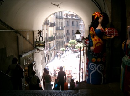 Plaza Mayor Eingang Plaza Mayor Eingang