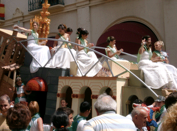 Umzug am Dia de San Laurenzo in Huesca