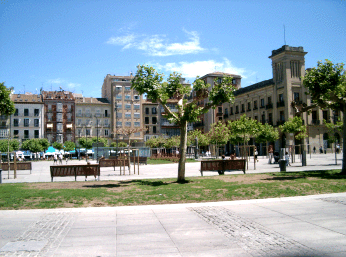 Plaza Cataluna in Pamplona